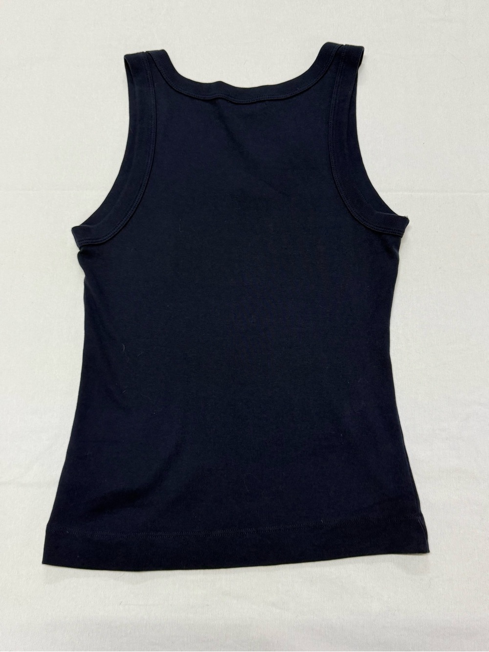 Michael Stars Navy V-Neck Cotton Tank - Picture 3 of 6